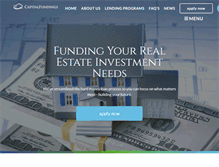 Tablet Screenshot of capfundings.com